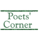 Green text on a white background reads Poets Corner, with two horizontal green lines above and below the words.
